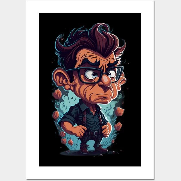 I Think You Should Leave Caricature Art Wall Art by Shop Goods